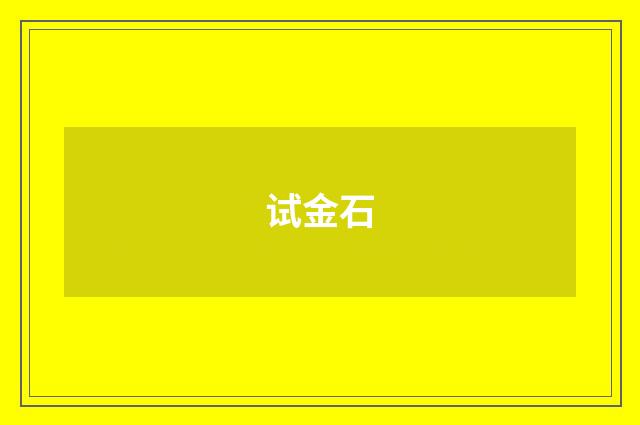 试金石