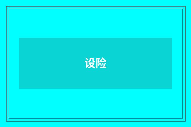 设险