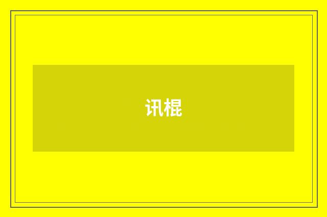 讯棍