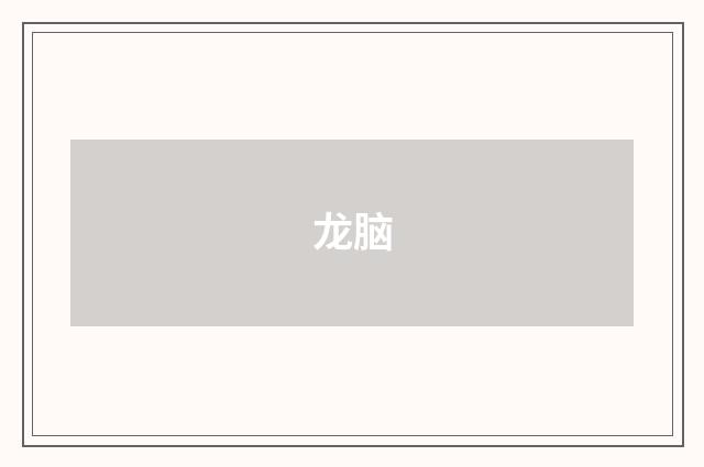 龙脑