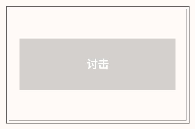 讨击