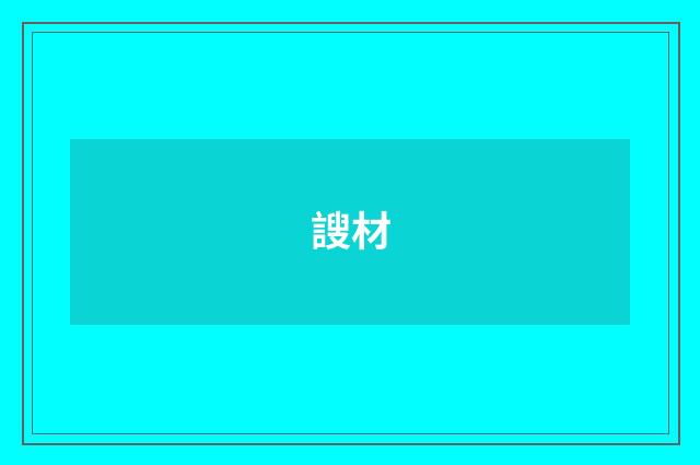謏材