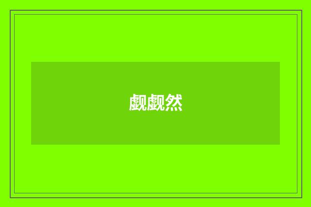觑觑然