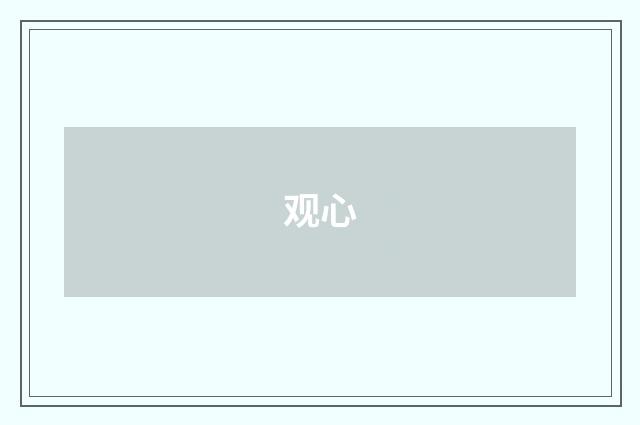 观心