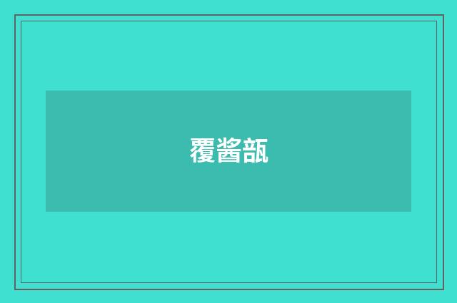 覆酱瓿