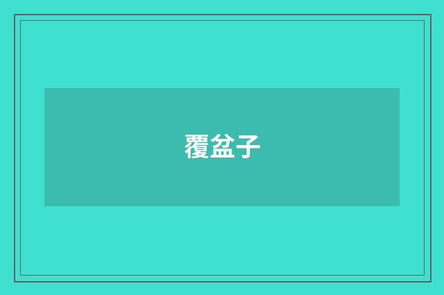覆盆子