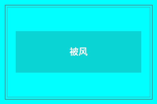 被风