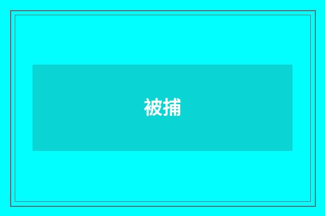 被捕