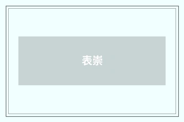 表崇