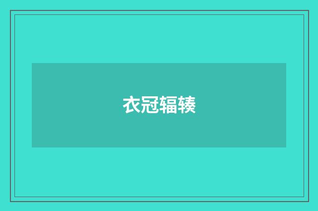 衣冠辐辏