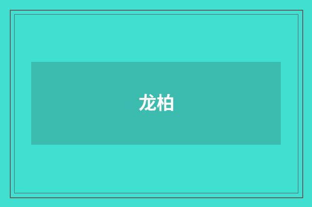 龙柏