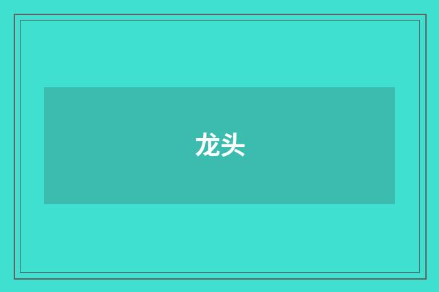 龙头