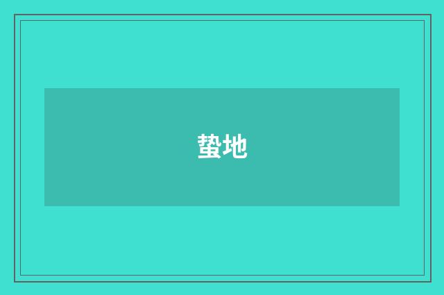 蛰地