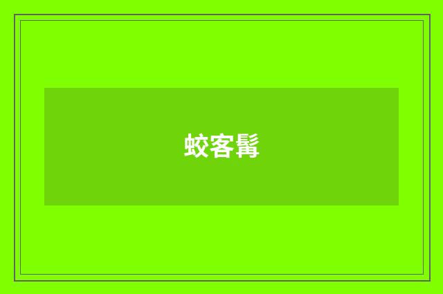 蛟客髯