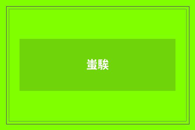 蚩騃