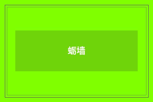 蛎墙