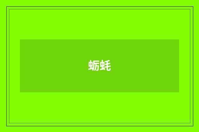 蛎蚝