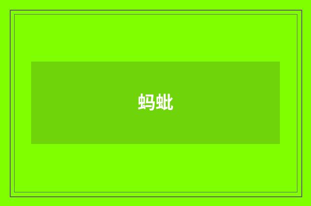 蚂蚍