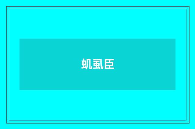 虮虱臣