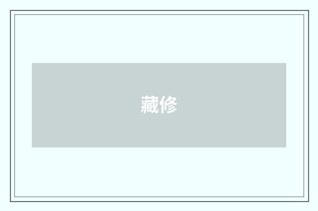 藏修