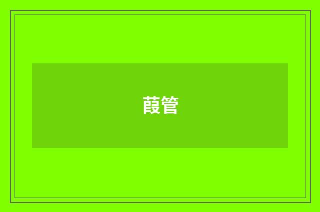 葭管