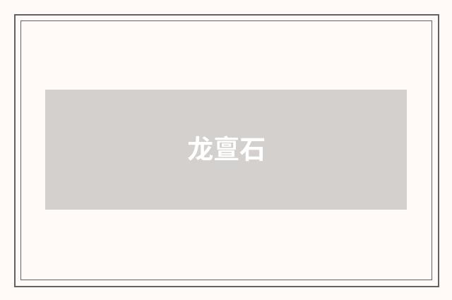 龙亶石