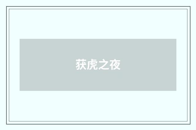 获虎之夜