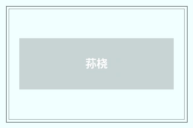 荪桡