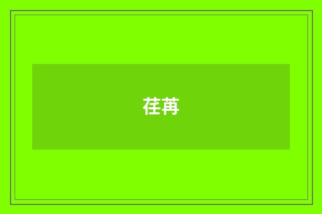荏苒