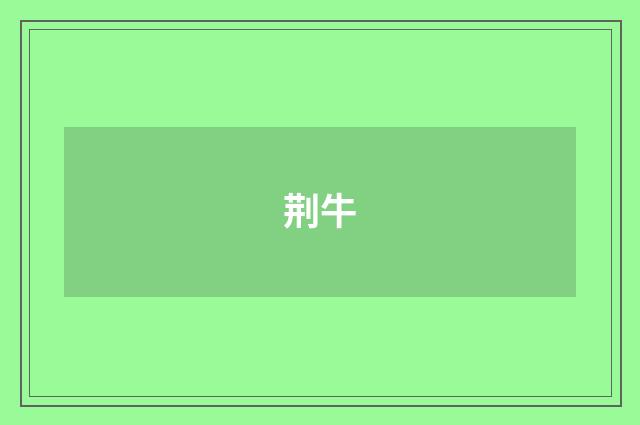 荆牛