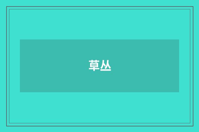 草丛