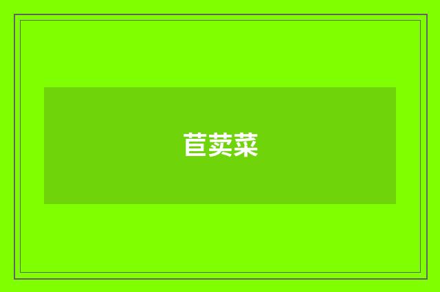 苣荬菜