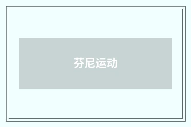 芬尼运动