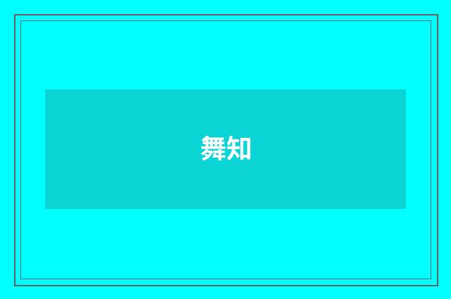 舞知