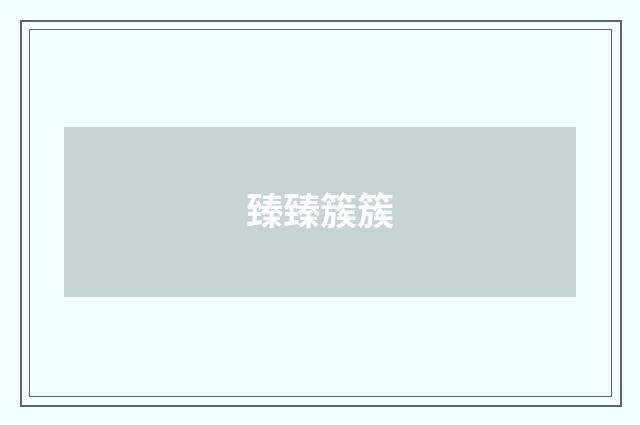 臻臻簇簇