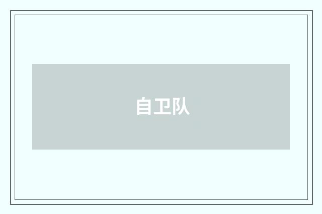 自卫队
