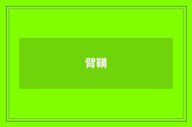 臂鞲