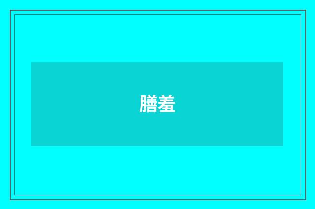 膳羞