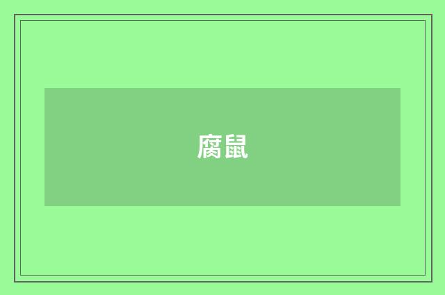 腐鼠