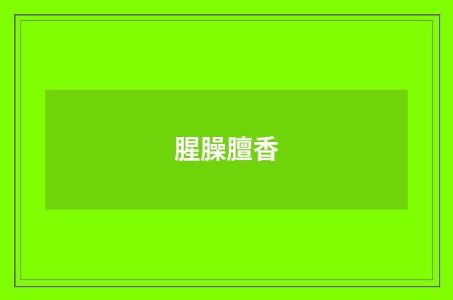 腥臊膻香