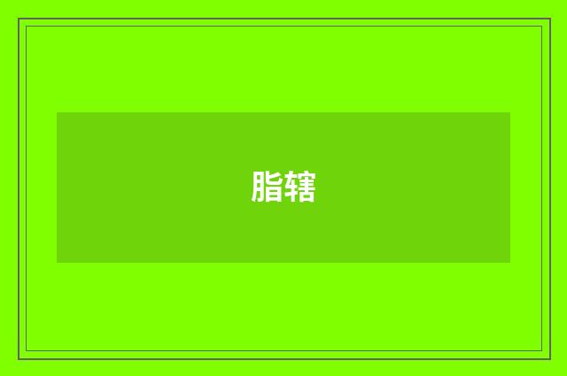 脂辖