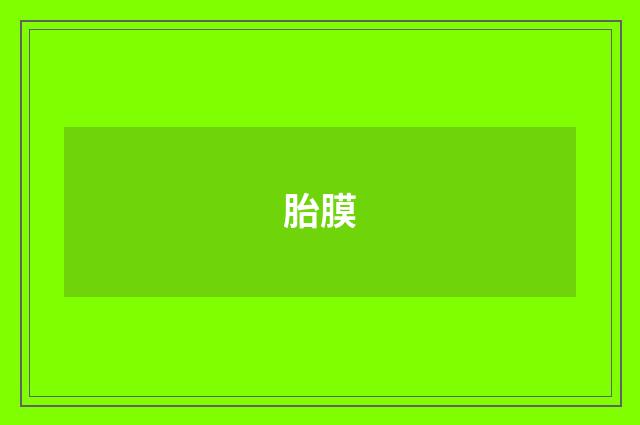 胎膜