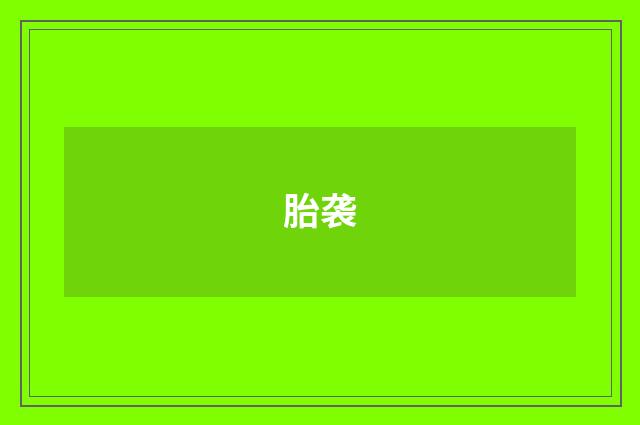 胎袭