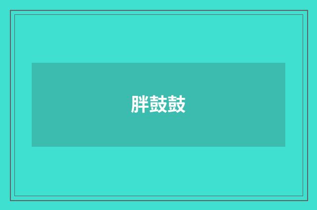胖鼓鼓