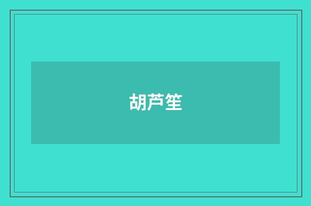 胡芦笙