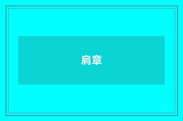 肩章