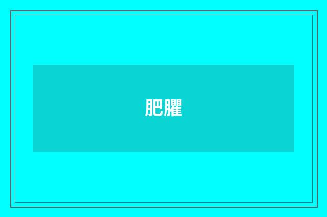 肥臞
