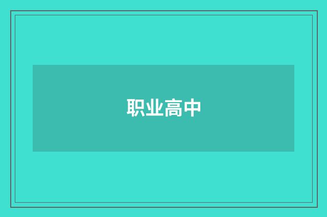 职业高中