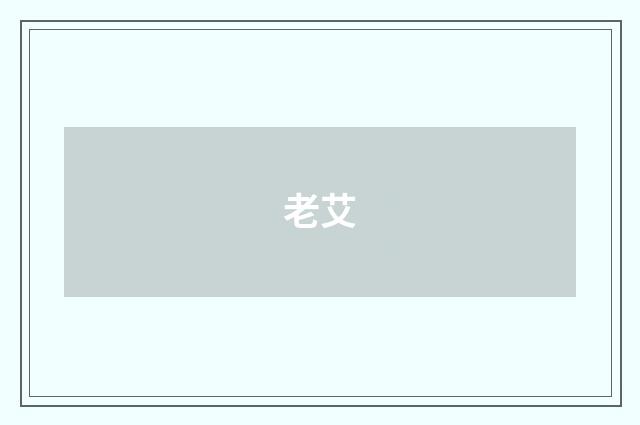 老艾