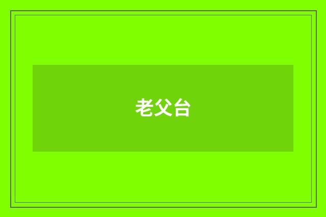 老父台
